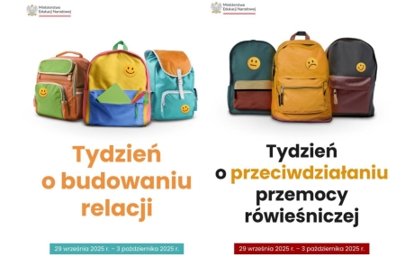 Tydzień Przeciwdziałania Przemocy Rówieśniczej i Tydzień Budowania Relacji