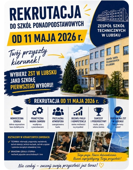 Rekrutacja na rok szkolny 2026/2027
